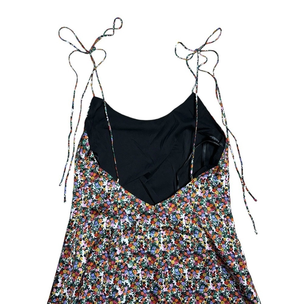 For Love & Lemons Multi Floral Print Hayes Midi Dress Womens M - Picture 7 of 9